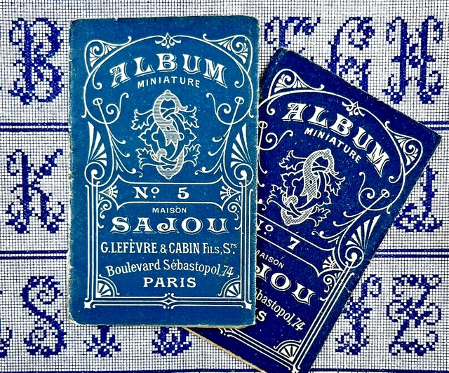 Lot De 2 Livrets 'Dessins De Broderies' Sajou Vintage + Collier En Cadeau