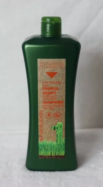 SALERM Biokera Natura For Treated HAIR Shampoo Champu Cabellos Tratados (1000ml)