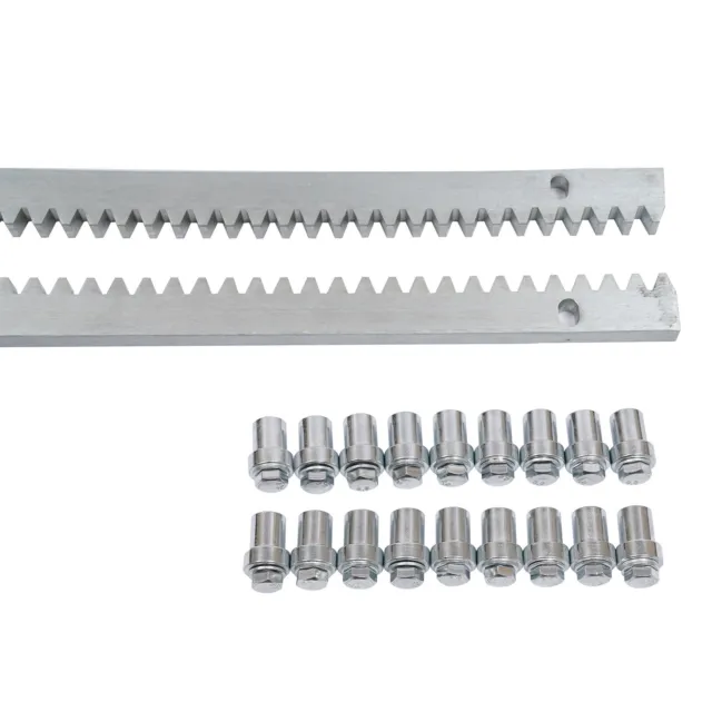 6M Metal Rails Gear Rack Toothed Rack Rail for Rack-driven Sliding Gate Opener