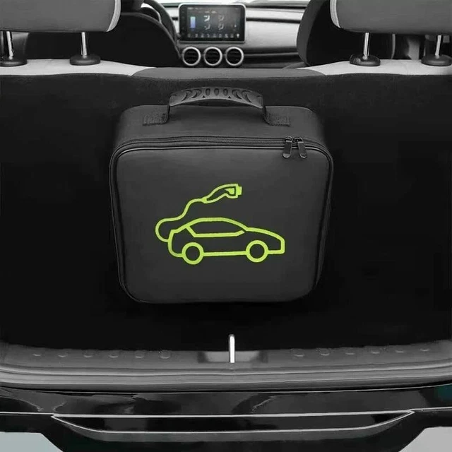 Borsa portacavi caricabatterie auto durevole per gestione cavi ordinata e ordinata