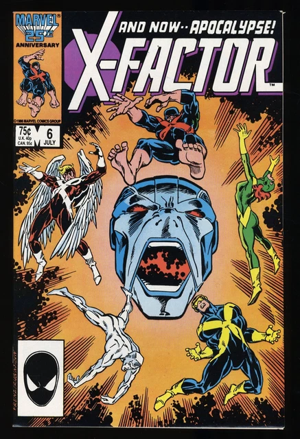 X-Factor #6 VF/NM 9.0 "Apocalypse Now!" 1st Appearance of Apocalypse! Marvel