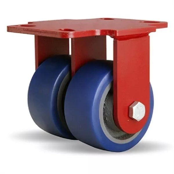 Hamilton Dual-Wheel R-HS2-4SPB 4" x 2" Ergo-Glide Polyurethane 1000 Lbs Capacity