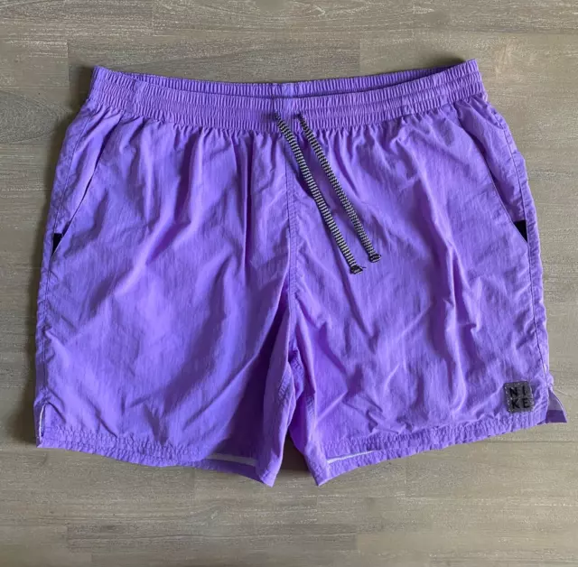 Nike Essentials Icon Lap 7" Volley Shorts Swim Trunk Mens Size XXL Purple