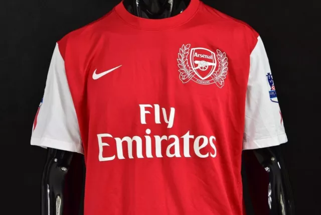 2011-2012 Nike Arsenal GUNNERS Heimtrikot FORWARD Jack WILSHERE GRÖSSE XL... 2