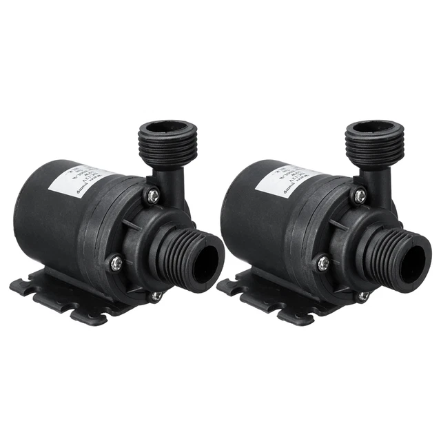 2X 800L/H 5M DC 12V Maison Portable Moteur Brushless Pompe à Eau Submersibl1996
