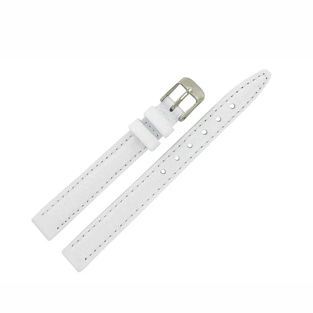 Bracelet De Montre En Cuir Véritable Beige - Largeur 12mm - Fabrication Artisanale - Marque OnWatch - Neuf Sans Étiquette