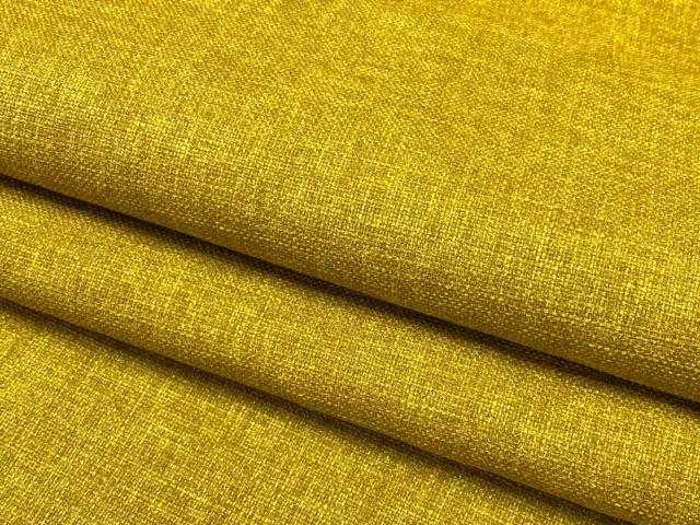 Water & Stain Resistant Ochre Olive MCM Mid Century Modern Upholstery Fabric