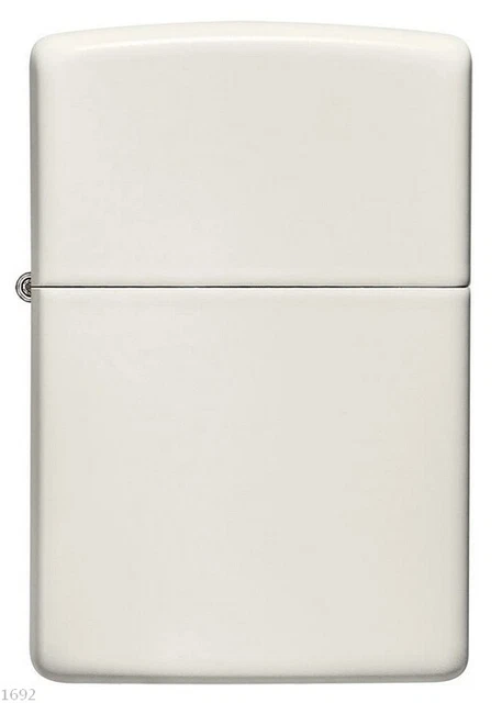 ZIPPO ★ GLOW-IN-THE-DARK WHITE MATTE (Pipe lighter / Briquet à pipe)
