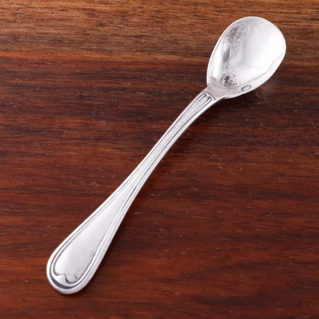 Jd French 950 Sterling Silver Master Salt Spoon Graceful Threaded No Monogram