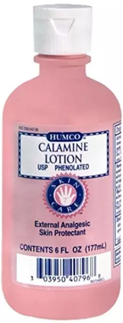 Humco Calamine Lotion Phenolated 6 oz (2 Pack)