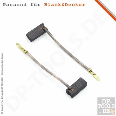 Ks 800 Slw DP 2 Balais de Charbon 5,1x8x12mm pour Noir Et Decker Scie KS800SLW 
