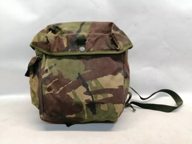 British Army Woodland DPM Field Pack Haversack Respirator Bag Gas Mask Surplus