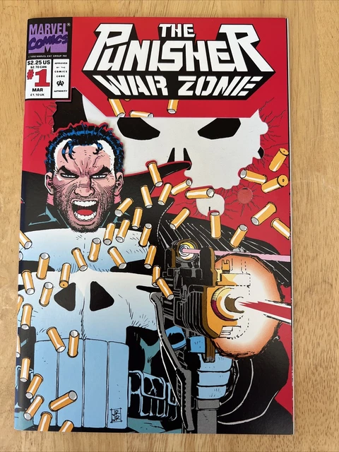 The Punisher War Zone Special Die Cut Cover Vol 1 #1 Marvel Comics March 1992 NM