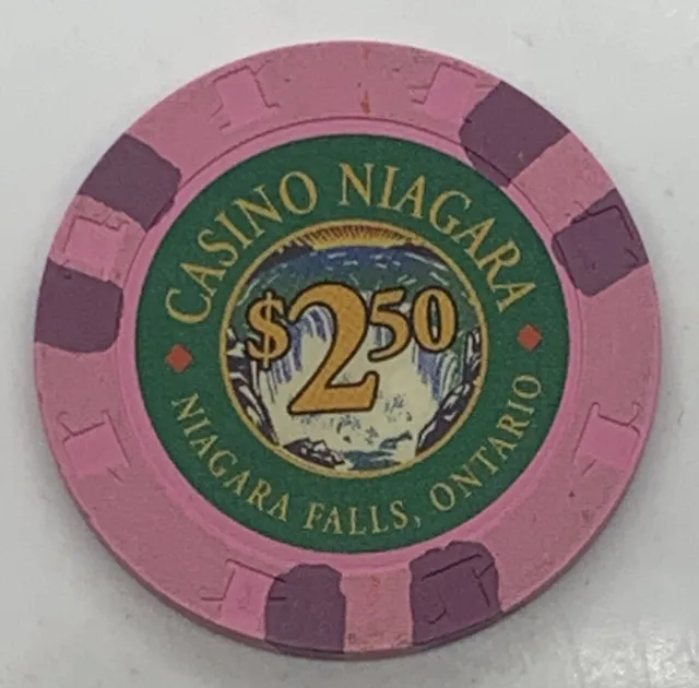 Casino Niagara $2.50 Chip - Niagara Falls Ontario Canada - H&C 1997