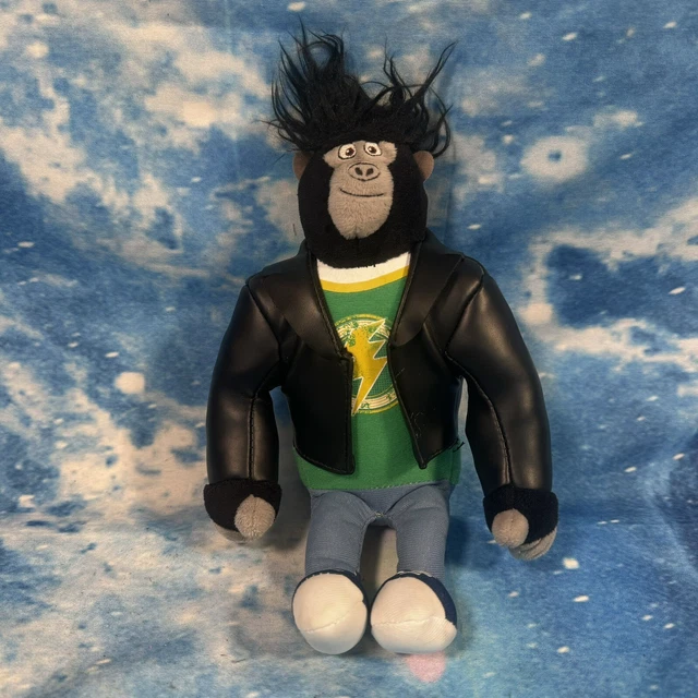 SING JOHNNY THE Gorilla Soft Plush Toy 9” TY Sing Movie Rare