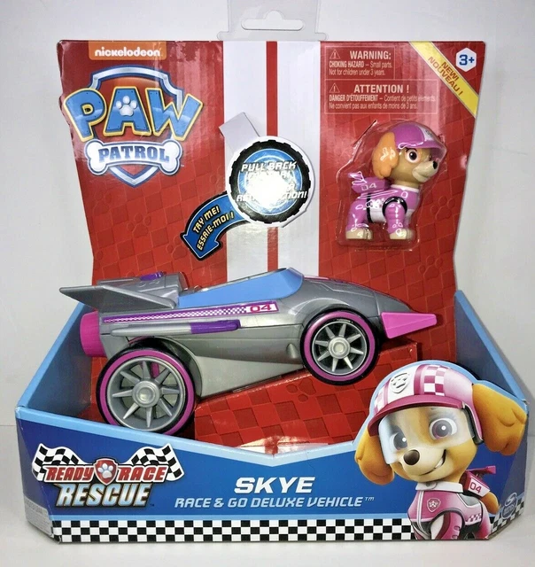 PAW PATROL SKYE Race and Go Deluxe Vehicle Skye Character Car Brand New