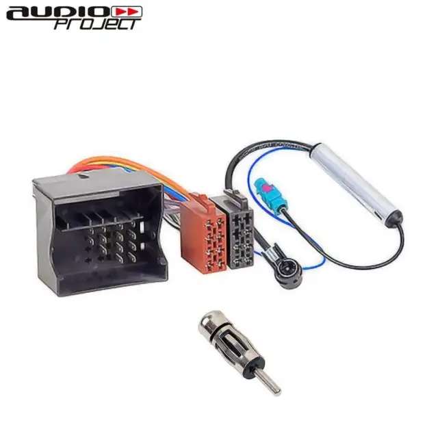 Auto Radio Adapter Kabel Quad SET kompatibel Citroen Peugeot Antennen Fakra DIN 2