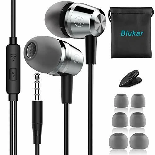 Écouteurs Intra-Auriculaires Blukar Oreillettes Intra-Auriculaires Filaires A...