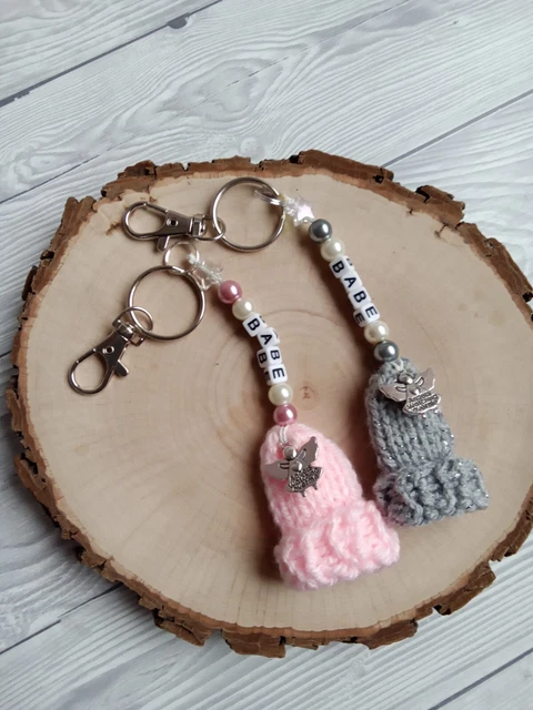 Llavero ángel guardián personalizado bolso cadena