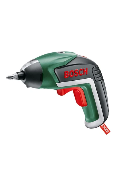 Destornillador eléctrico BOSCH inalámbrico recargable luz LED HAZLO TÚ MISMO bits 10 estuche IXO5