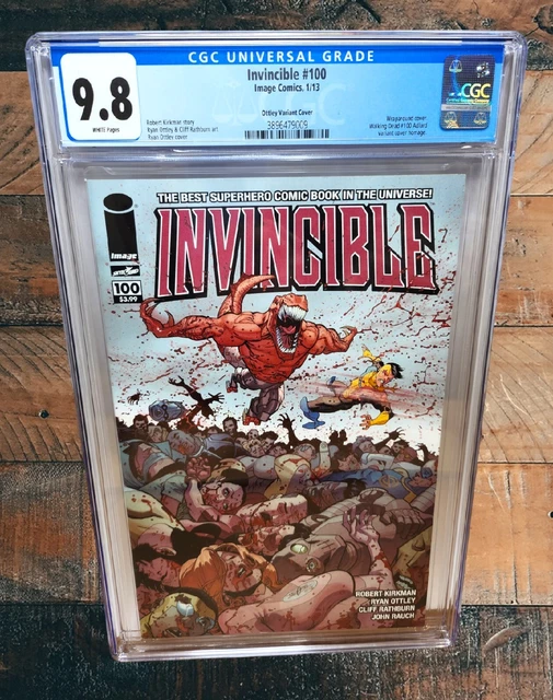 Invincible #100 CGC 9.8 Ottley Variant Cover Image Comics 2013