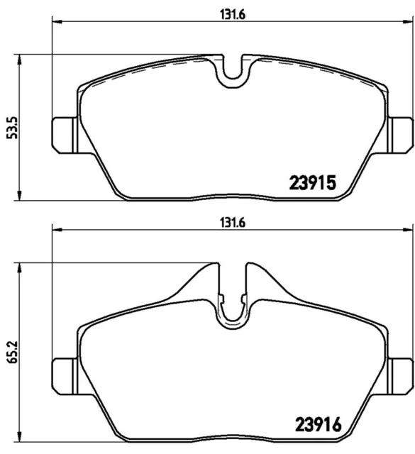 Kit Dischi freno BREMBO BMW serie 1 E87 118d 143 cv 105 kw + pastiglie Anteriori 3