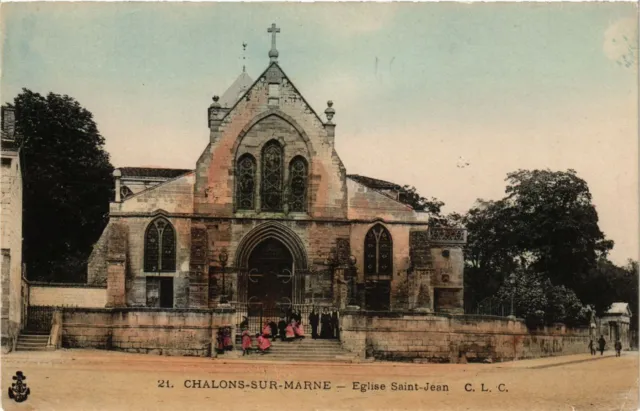 CPA AK CHALONS-sur-MARNE - Church of St-JEAN (363723)