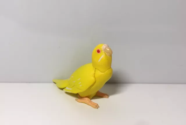 Kaiyodo Choco Q Pet 4 Parakeet Budgerigar Budgie Parrot Yellow Bird Figure C