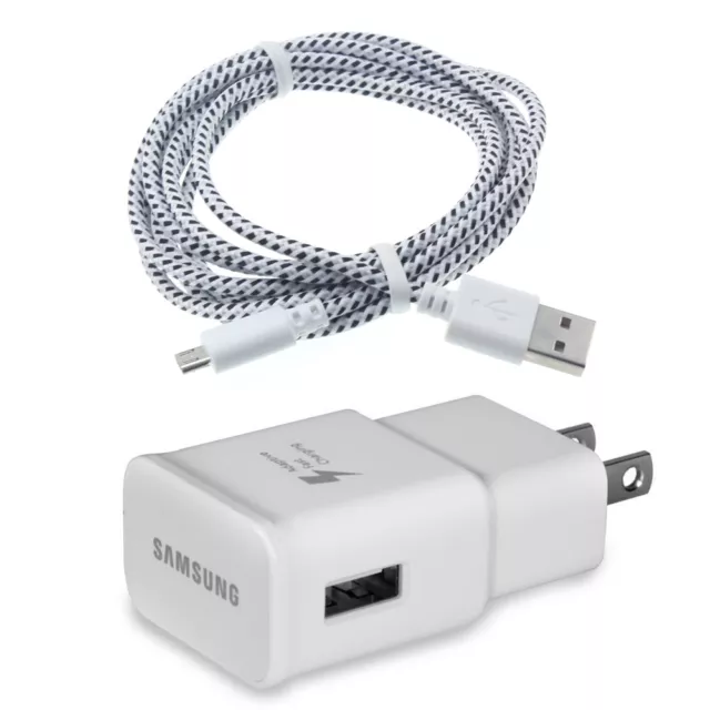 FAST HOME CHARGER 6FT USB CABLE QUICK POWER ADAPTER TRAVEL for PHONES & TABLETS