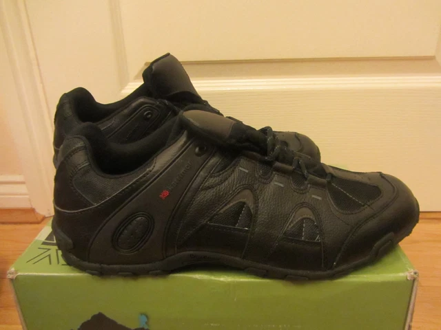 MENS KARRIMOR SUMMIT Leather Black Walking Outdoor Hiking Shoes