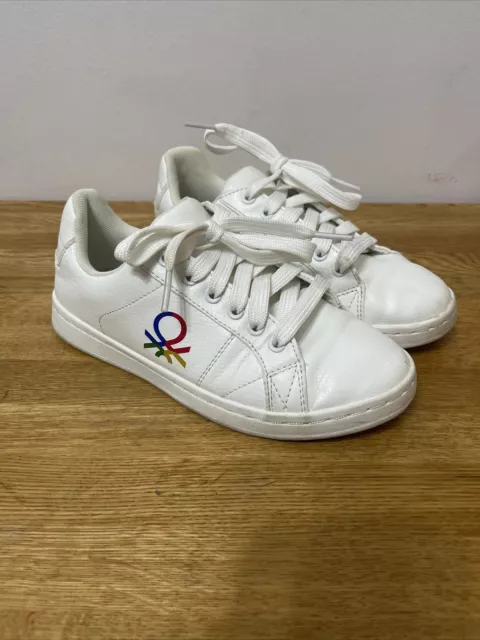 United colours of Benetton Low Top Trainers Size 4Uk Eur35