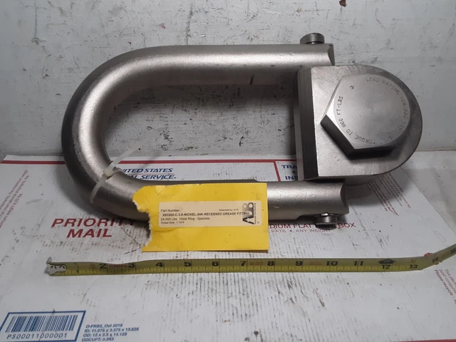 ADB 24,000 Lbs. Hoist Ring 1-1/2 / 6 thread X83202-C-3.8-Nickle-grease fitting