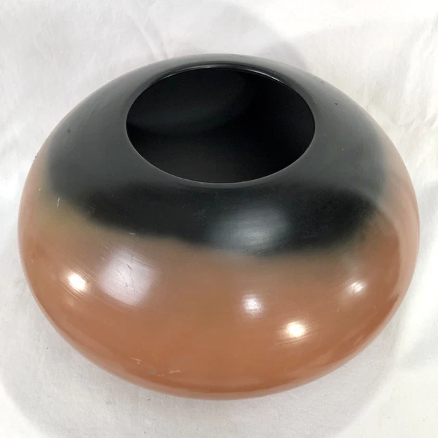 VTG Navajo Raku Pottery Vase Greenbaum 10” Studio Art Native American Jar Clay