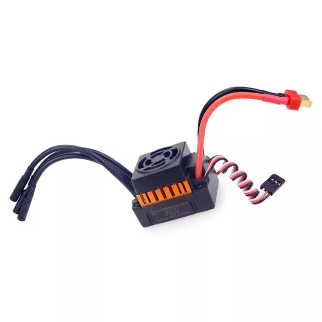 Waterproof 60A ESC Brushless Speed Controller 2-3S for 1/12 1/10 RC Car Buggy