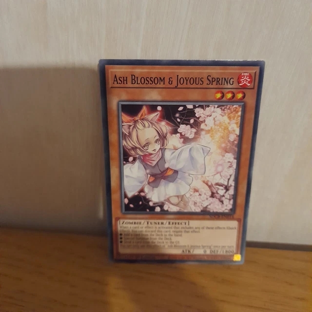 Yu-Gi-Oh! Ash Blossom & Joyous Spring  1st Edition Mint Condition  SDCB-EN014 Yugioh Toon Deck