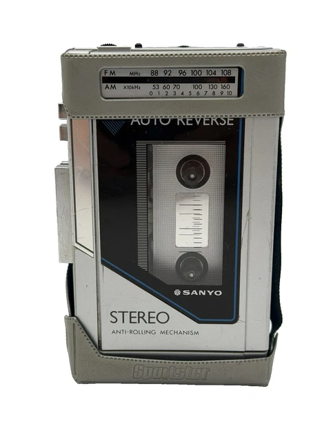 Lecteur de cassettes Walkman Sanyo MGR 75 Pas de coupure de courant