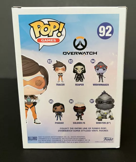 Funko Pop! Overwatch - Tracer #92 (ThinkGeek Exclusive) no sticker VAULTED 3