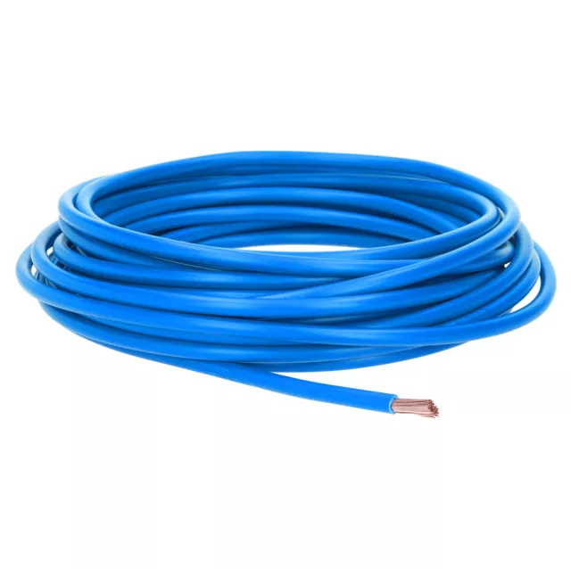 10 Meter Lapp Kabel 4520024 PVC Einzelader H07V -K 6,0 mm² Blau Leitung Litze