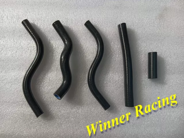 Silicone Radiator Hose for HONDA CR125R CR 125 R CR125 2-stroke 1989 Black