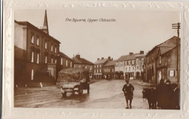 a irish meath eire old antique postcard ireland the square upper oldcastle