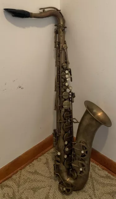 Dolnet Paris Saxophone, Made In France, 46317C, As Is, Parts Or Eepair, Vintage!