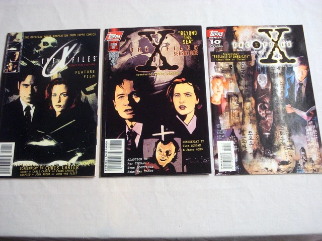 X- Files Topps Comics Beyond The Sea-Season 1, Flight of the Future, #10  VF