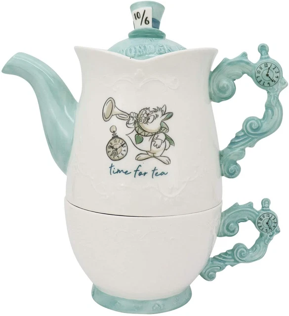 DISNEY &ALICE IN Wonderland" Teapot & Teacup Set From Japan 98.00