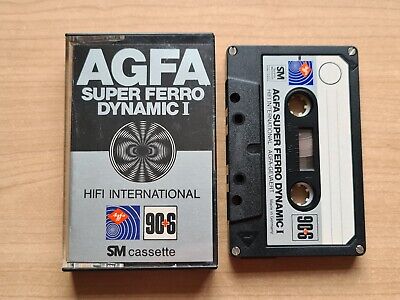 Agfa Super High Dynamic C 90+6 cassette vintage audio tape 70er TOP Condizione 4 