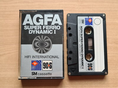 Agfa Super High Dynamic C 90+6 cassette vintage audio tape 70er TOP Condizione 4 