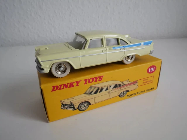 DISPONIBLE DINKY TOYS ATLAS DODGE ROYAL SEDAN BICOLORE 1/43 REF 191 IN