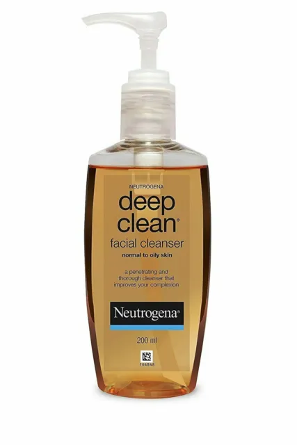 Neutrogena Deep Clean Facial Cleanser | Normal To Oily Skin | 200 ML