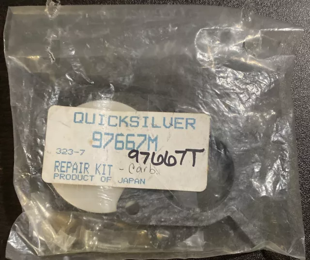 OEM Mercury Quicksilver Carburetor Repair Kit 97667M (97667T) NOS Boat Part