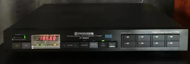PIONEER F-99X AM/FM Top Digital Tuner, Elite series