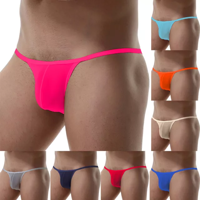 Sexy Mens G-string Briefs Thong Bikini T Back Panties Underwear Underpants